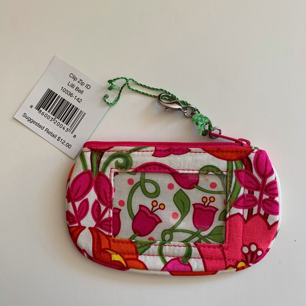 Vera Bradely Clip Zip ID